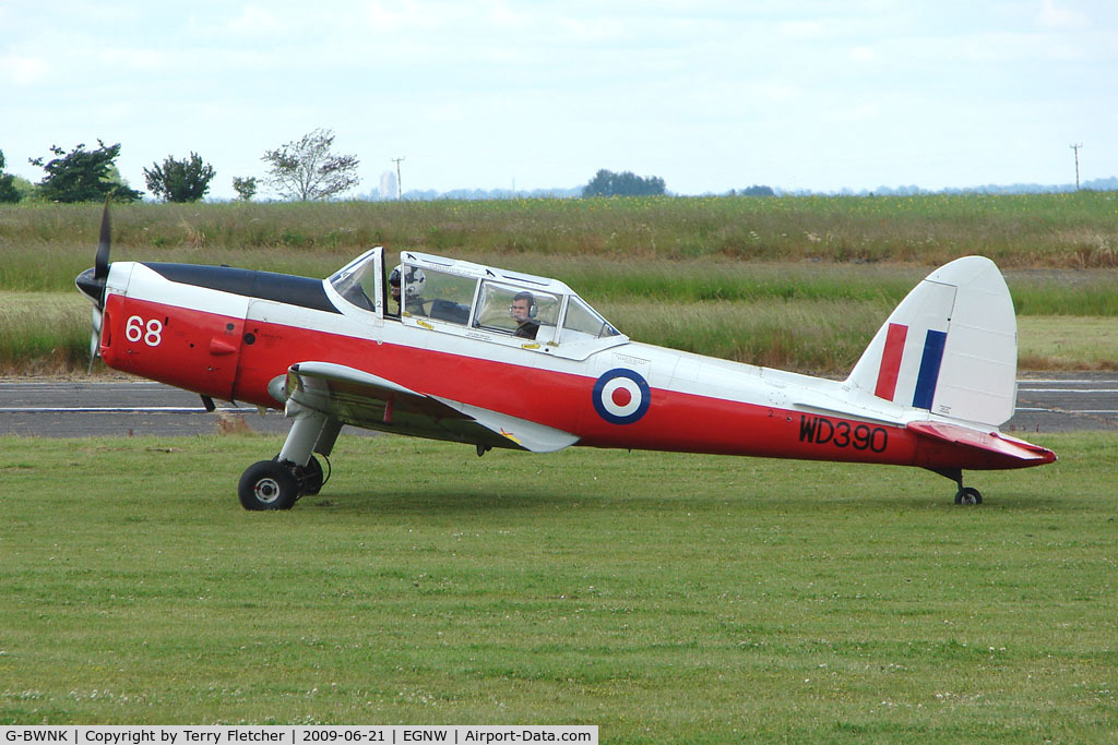 G-BWNK, 1951 De Havilland DHC-1 Chipmunk T.10 C/N C1/0317, WD390 DHC-1 Chipmunk at Wickenby on 2009 Wings and Wheel Show