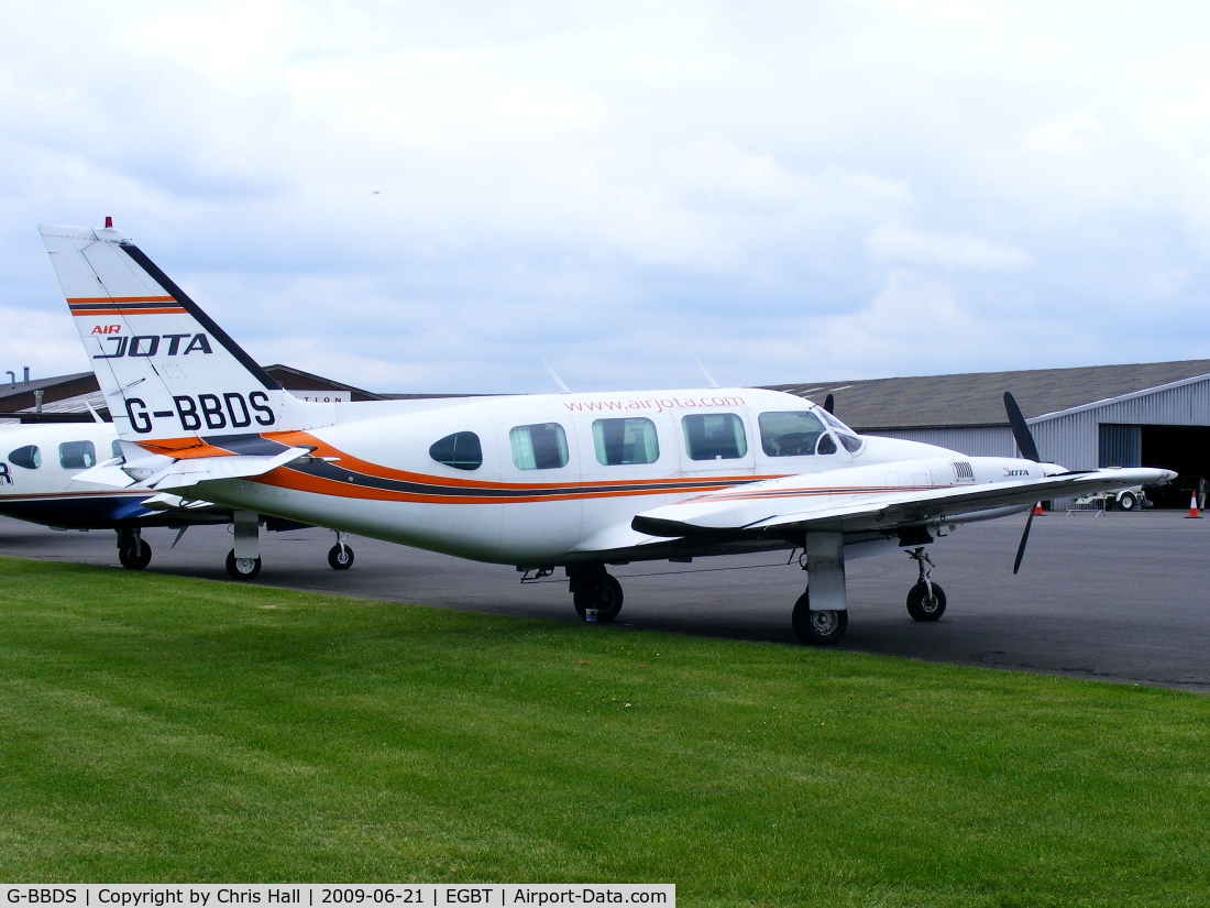 G-BBDS, 1973 Piper PA-31-310 Turbo Navajo Navajo C/N 31-7300956, Air Jota Ltd, Previous ID's: N97RJ and G-SKKB