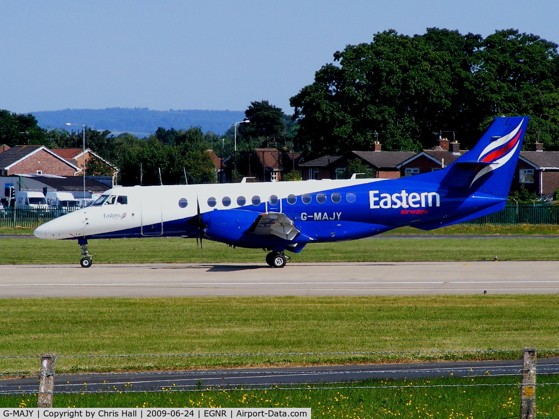 G-MAJY, 1997 British Aerospace Jetstream 41 C/N 41099, Eastern Airways