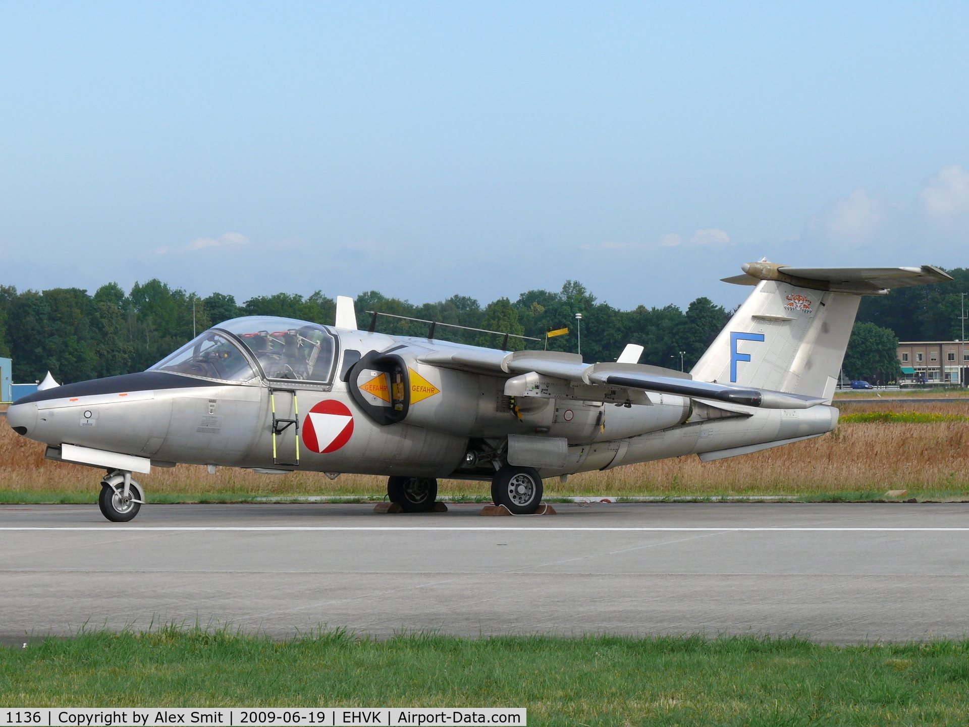 1136, Saab 105OE C/N 105436, Saab 105OE Blue F Austrian Air Force