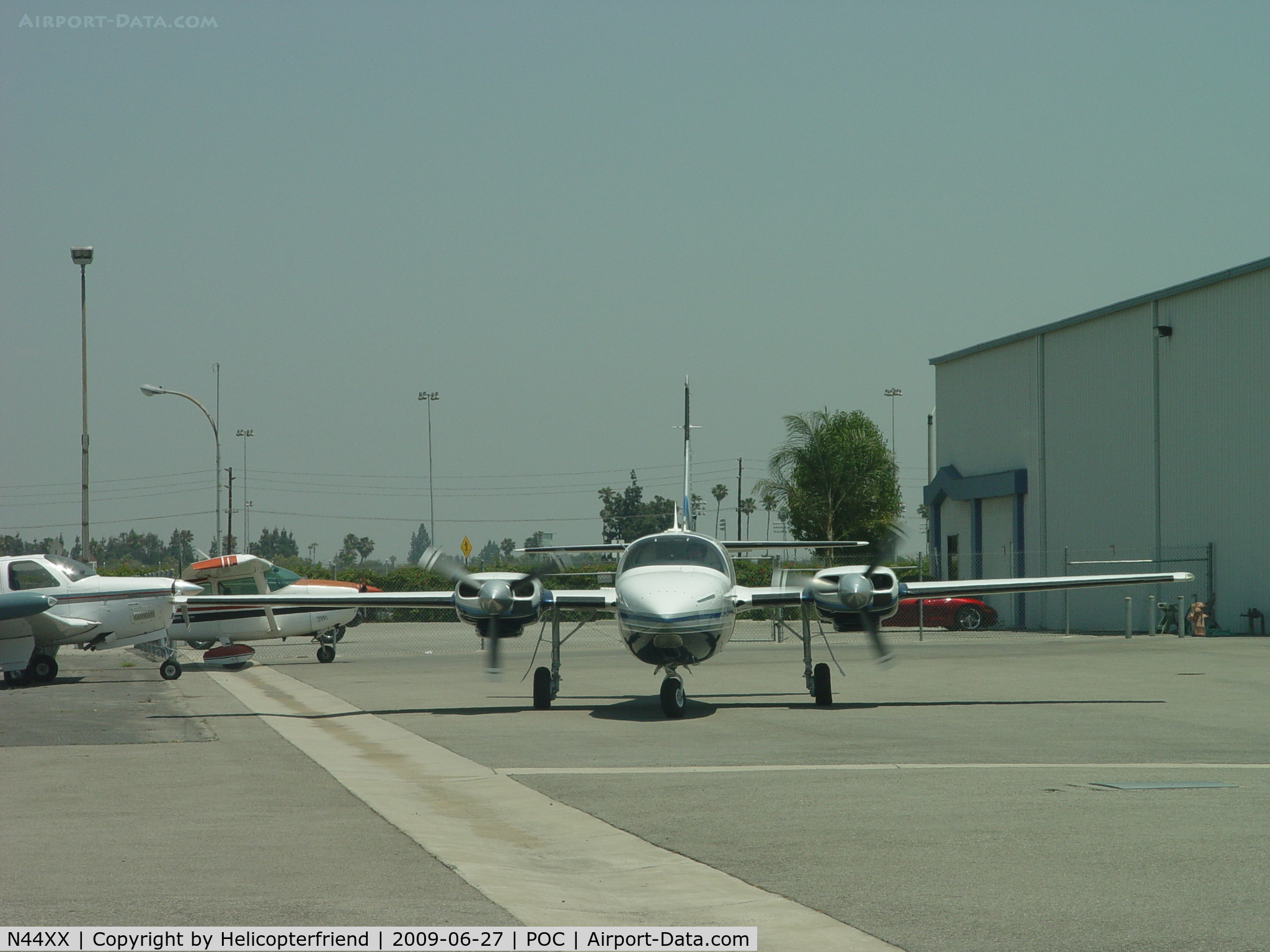 N44XX, 1979 Piper Aerostar 601P C/N 61P07398063362, Taxiing out behind N82XL headed to runway 26L