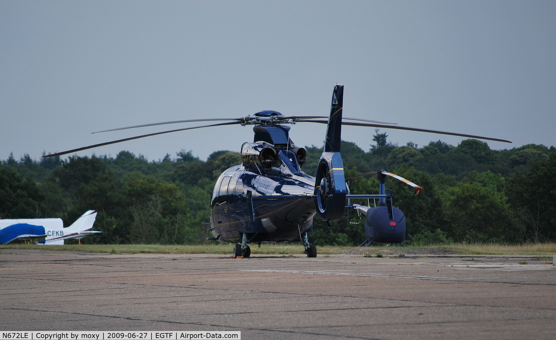 N672LE, 2003 Eurocopter EC-155B-1 C/N 6652, EUROCOPTER EC155 B1 at Fairoaks