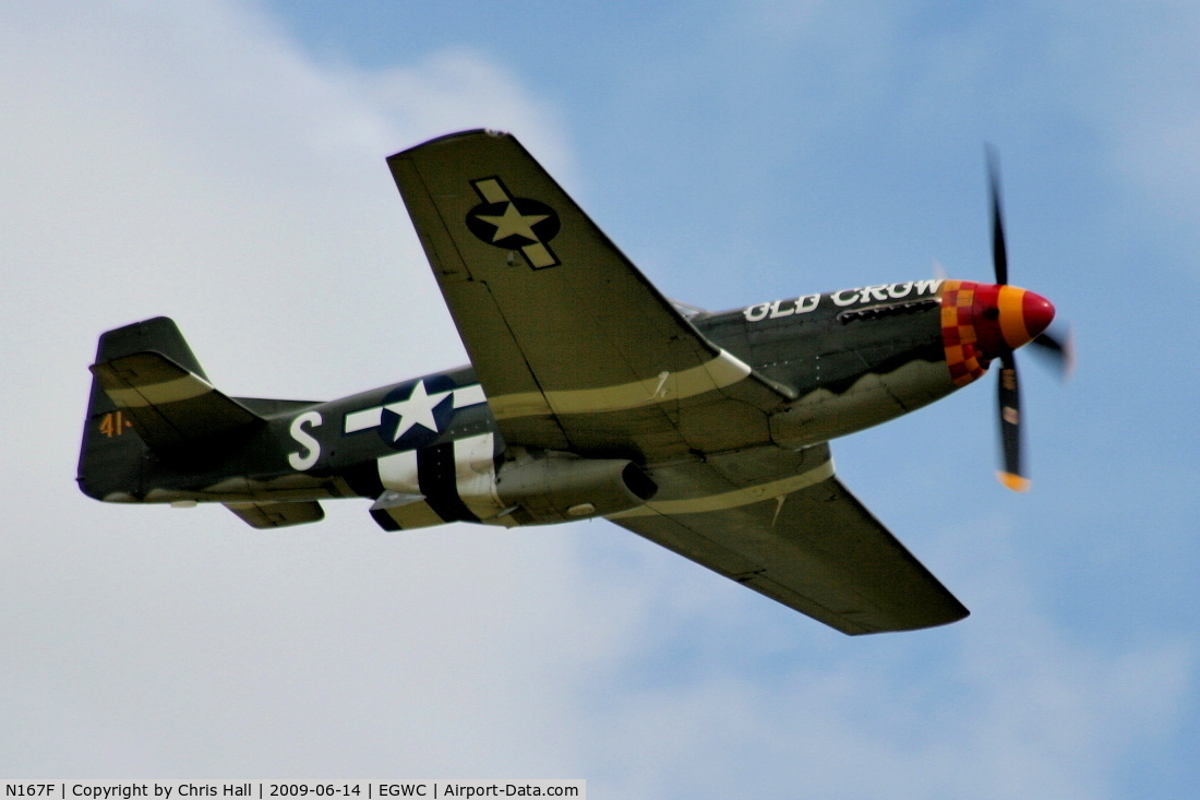 N167F, 1944 North American P-51D Mustang C/N 122-40417, Cosford Airshow 2009