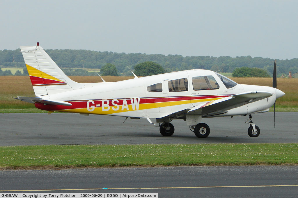 G-BSAW, 1982 Piper PA-28-161 Warrior II C/N 28-8216152, Piper at Wolverhampton Business Airport
