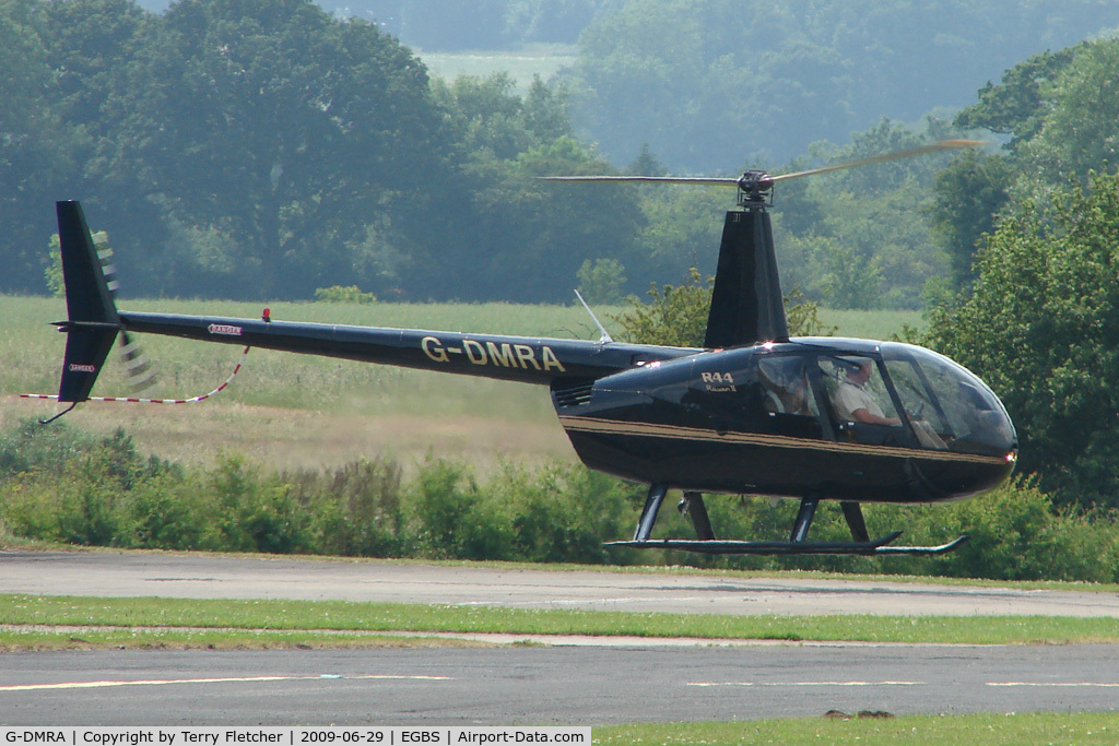 G-DMRA, 2007 Robinson R44 Raven II C/N 11802, Robinson R44 II at Wolverhampton Business Airport