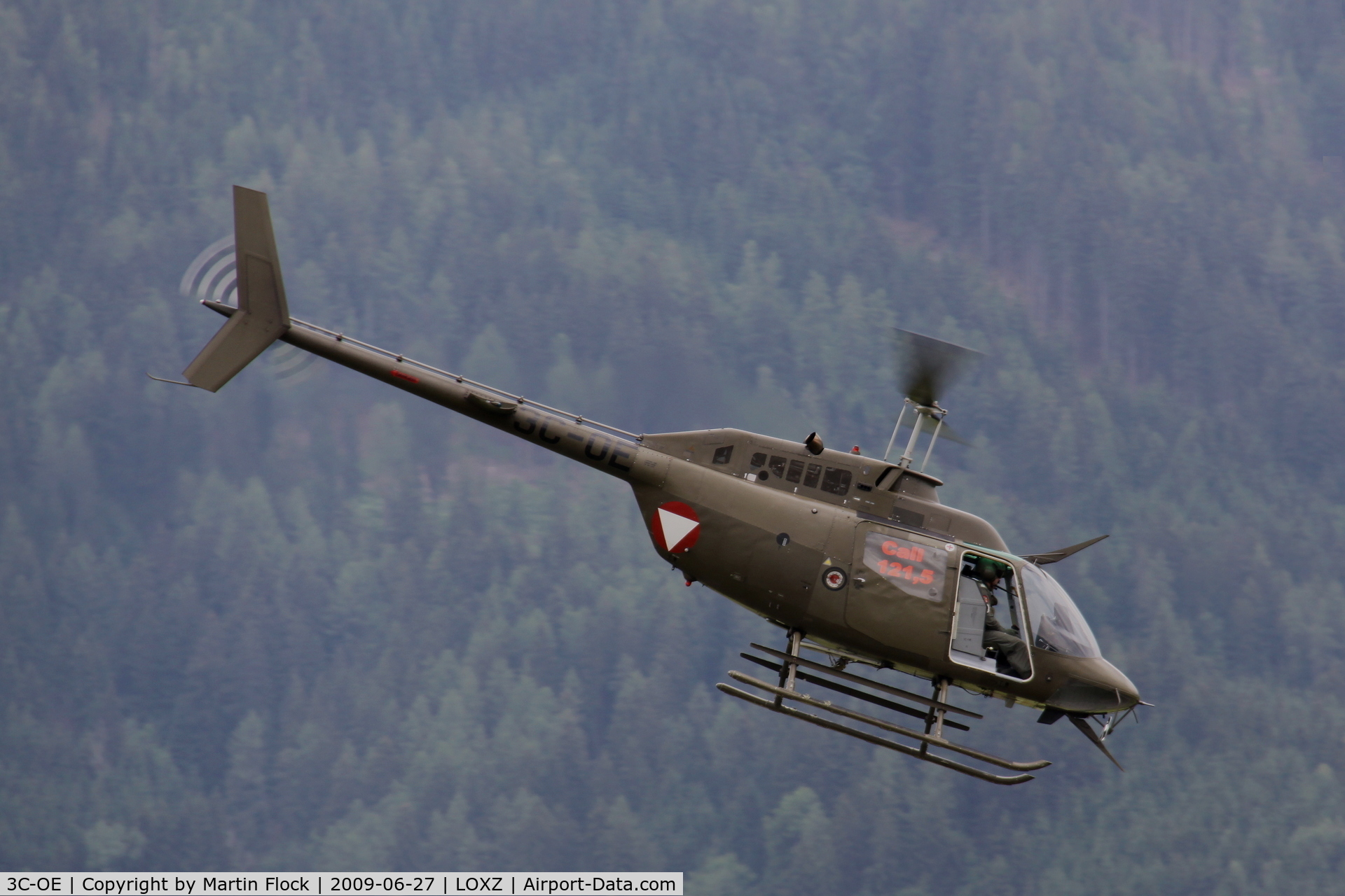3C-OE, Bell OH-58B Kiowa C/N 42243, .