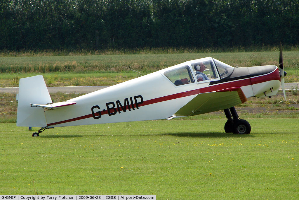 G-BMIP, 1964 Jodel D-112 C/N 1264, Jodel D112 at Shobdon on the Day of the 2009 LAA Regional Strut Fly-in