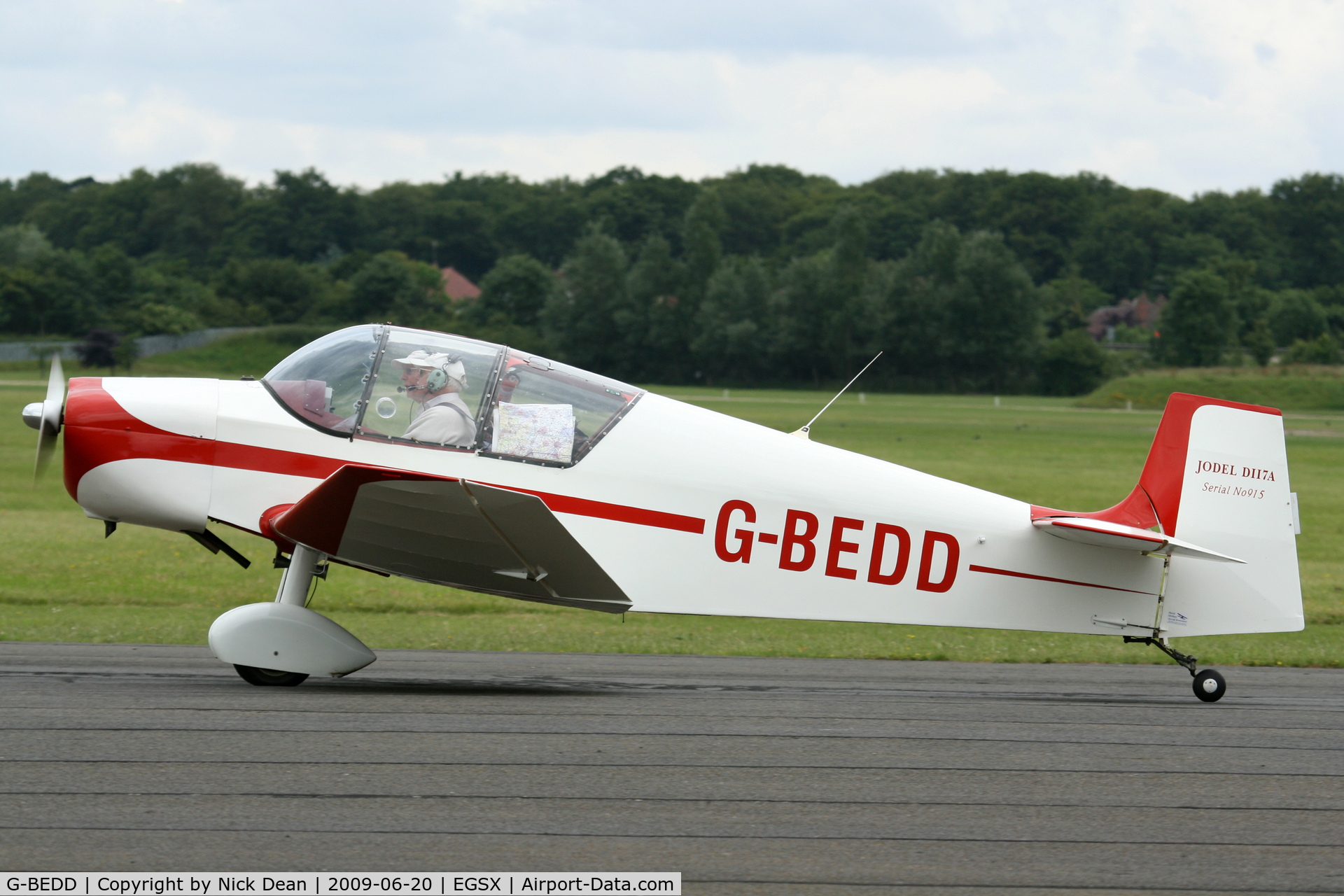 G-BEDD, 1958 Jodel D-117A C/N 915, EGSX