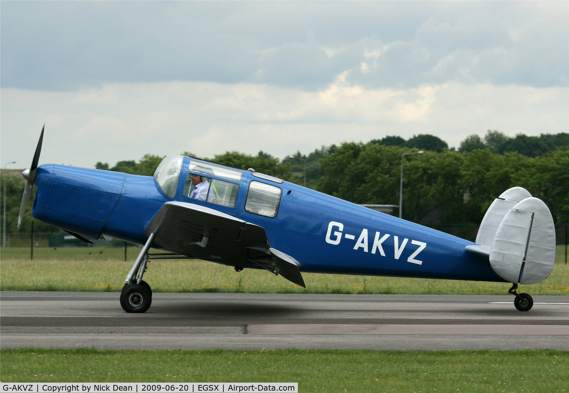 G-AKVZ, 1945 Miles M38 Messenger 4B C/N 6352, EGSX