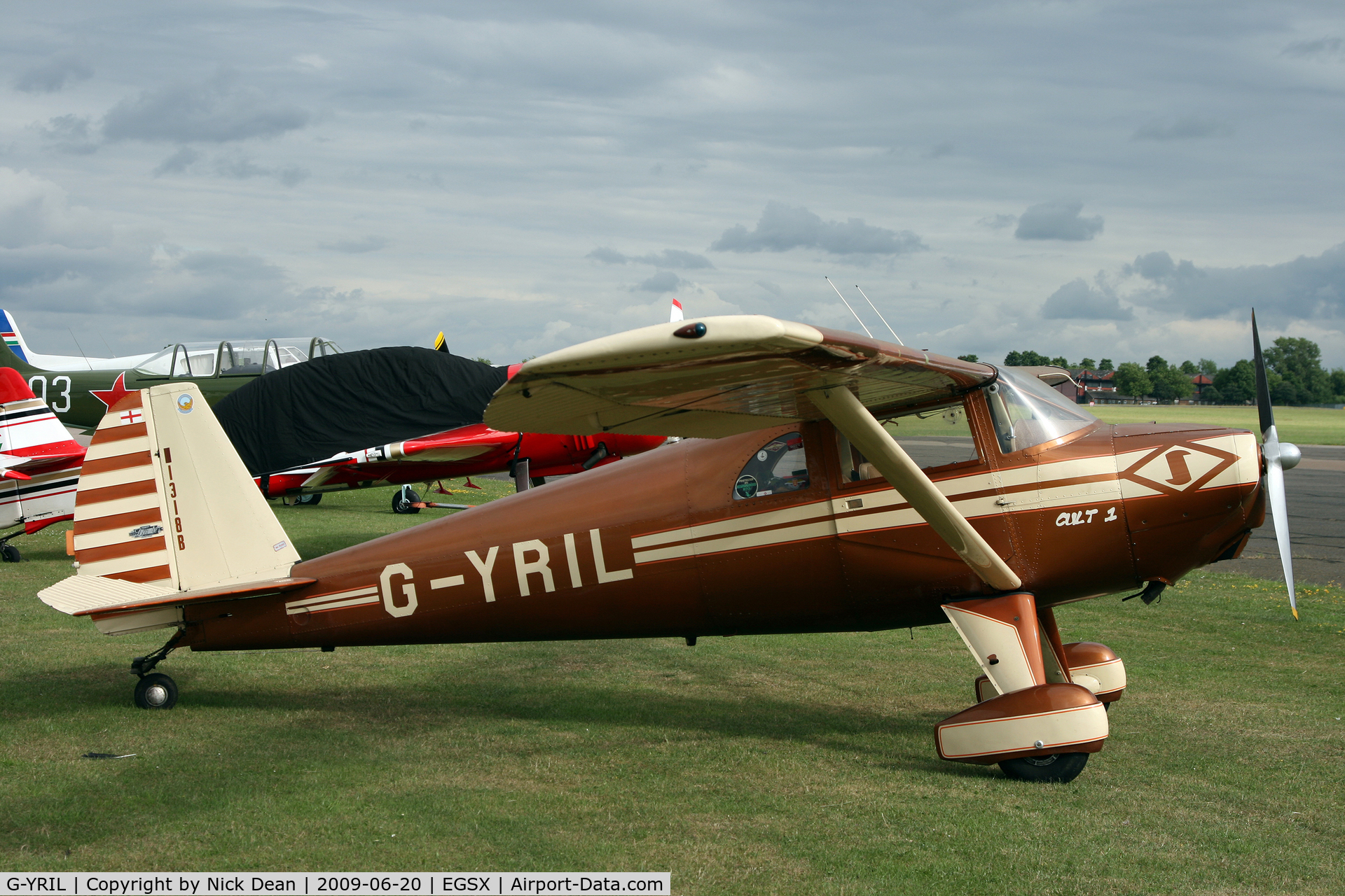 G-YRIL, 1948 Luscombe 8E Silvaire C/N 5945, EGSX