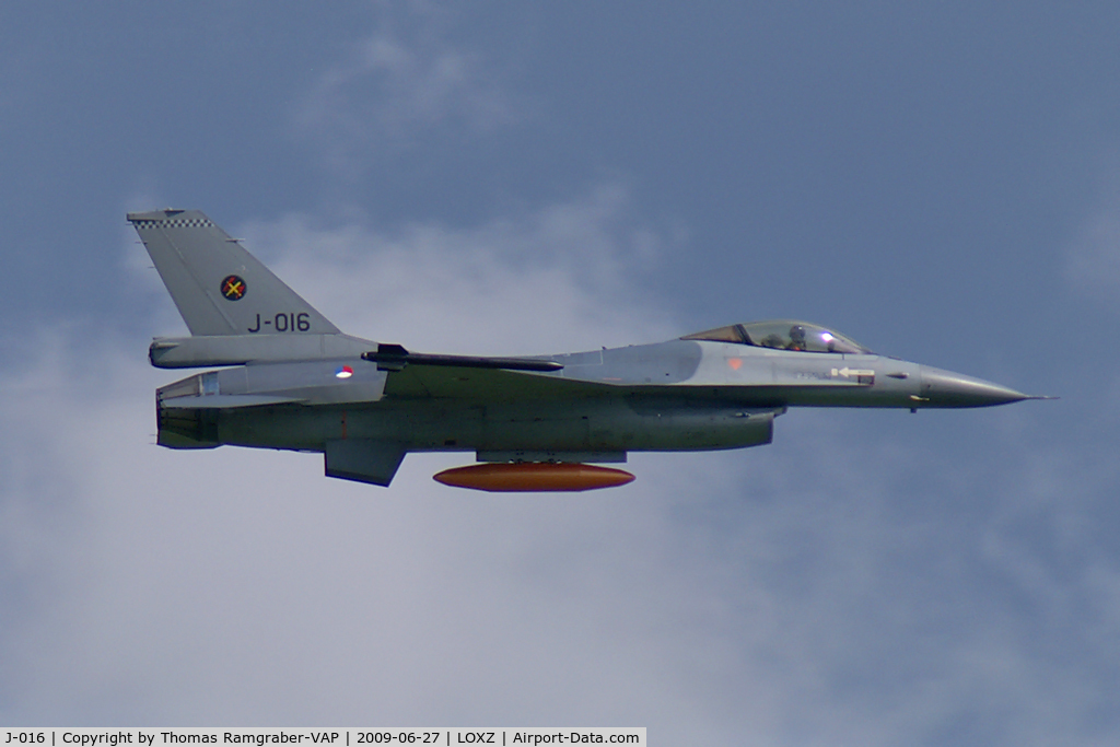J-016, General Dynamics F-16AM Fighting Falcon C/N 6D-172, Netherlands - Air Force General Dynamics F16