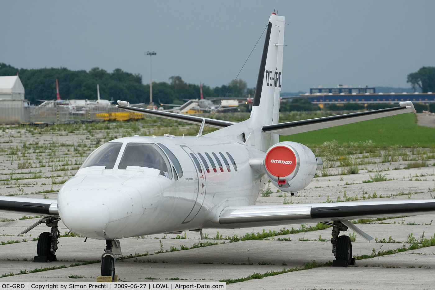 OE-GRD, 1992 Cessna 550 Citation II C/N 550-0707, OE-GRD @ Linz Airport