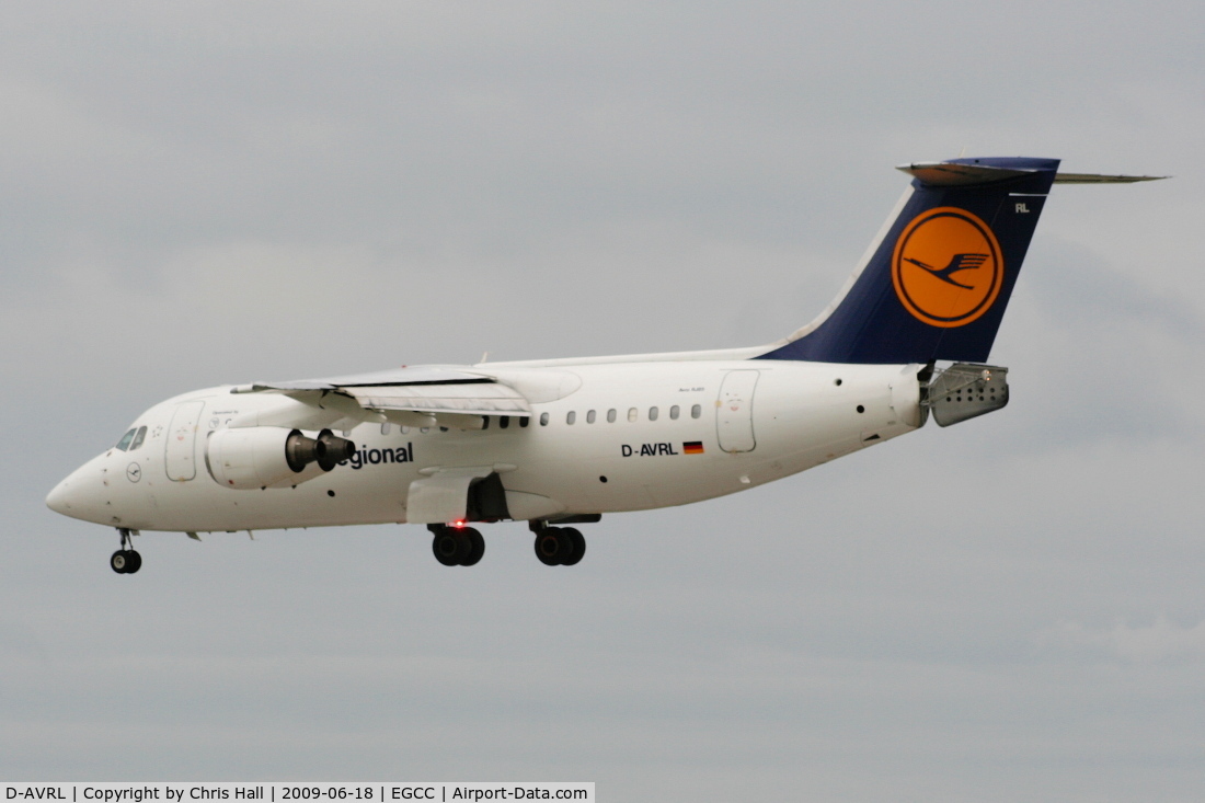 D-AVRL, 1996 British Aerospace Avro 146-RJ85 C/N E.2285, Lufthansa Regional operated by CityLine