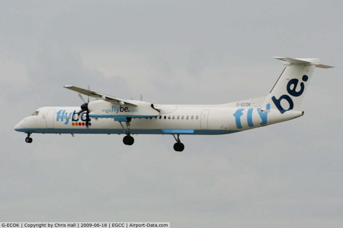 G-ECOK, 2008 Bombardier DHC-8-402Q Dash 8 C/N 4230, flybe, DHC-8-402 Dash 8