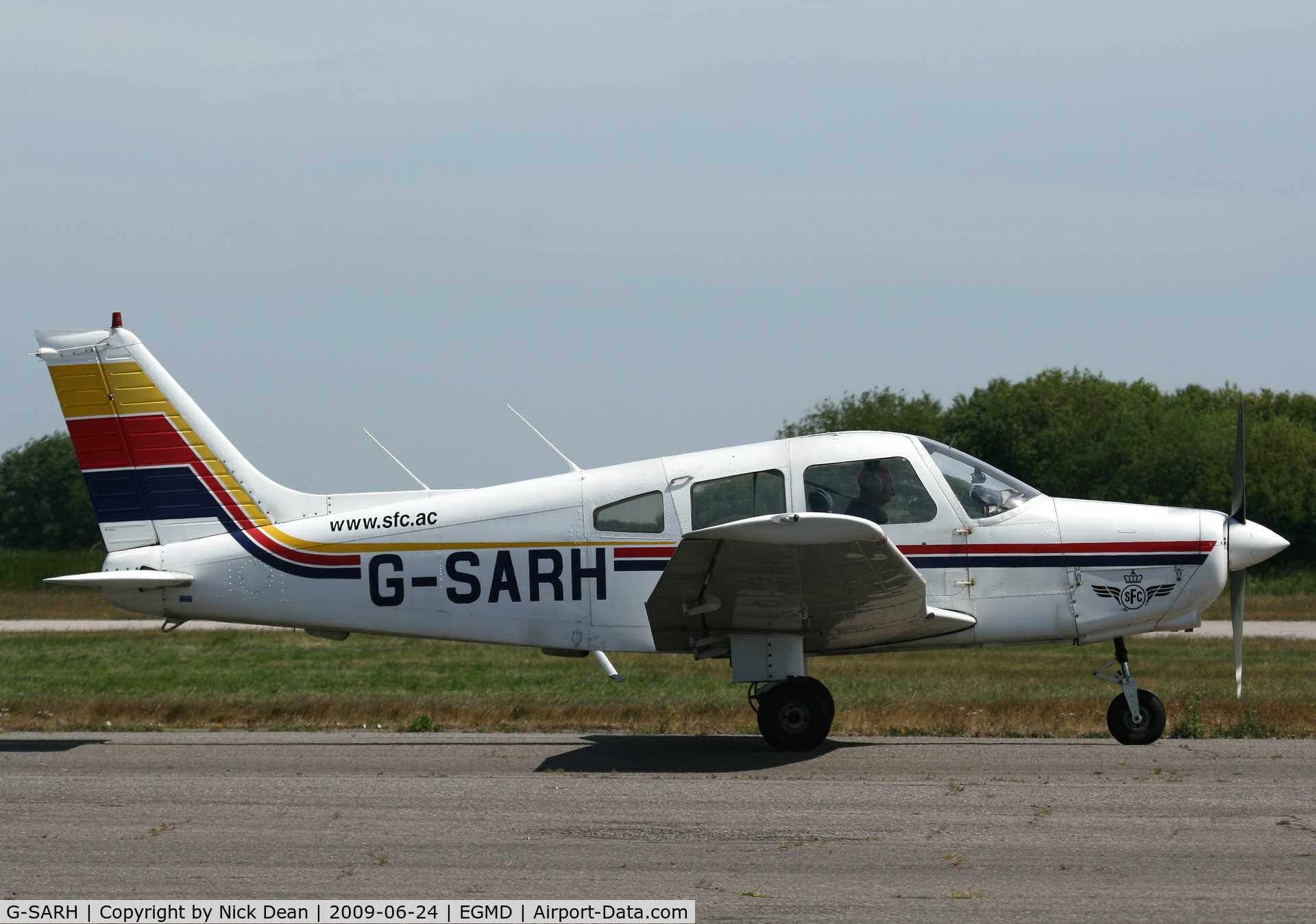 G-SARH, 1982 Piper PA-28-161 Cherokee Warrior II C/N 28-8216173, EGMD