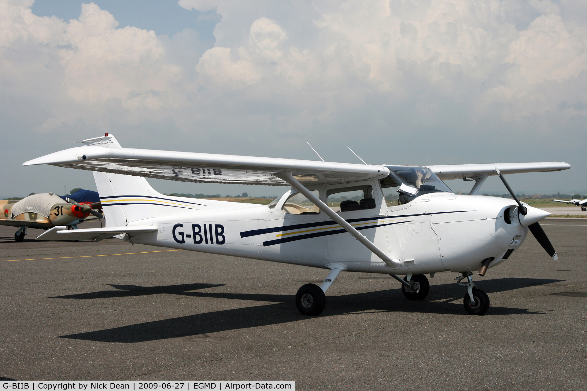G-BIIB, 1974 Reims F172M ll Skyhawk C/N 1110, EGMD