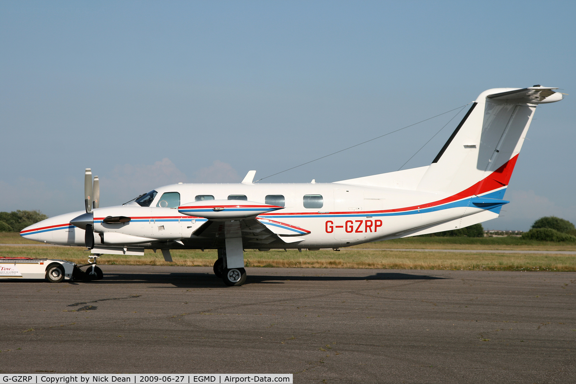 G-GZRP, 1984 Piper PA-42-720 Cheyenne IIIA C/N 42-5501011, EGMD