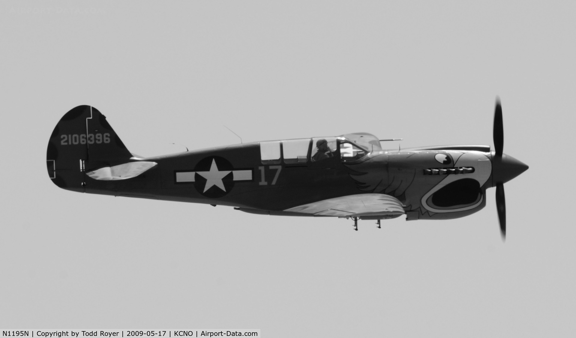 N1195N, 1942 Curtiss P-40N Warhawk C/N 130158, Chino Airshow 2009