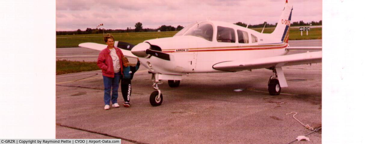 C-GRZR, 1978 Piper PA-28R-201 Cherokee Arrow III C/N 28R-7837142, Romeo Zulu Romeo at Oshawa, On  1989, My plane