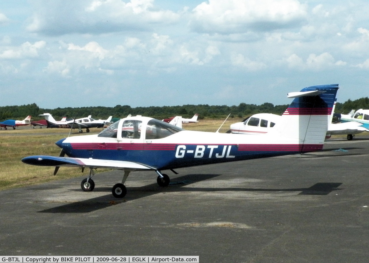 G-BTJL, 1979 Piper PA-38-112 Tomahawk Tomahawk C/N 38-79A0863, PARKED ON THE REDAIR APRON