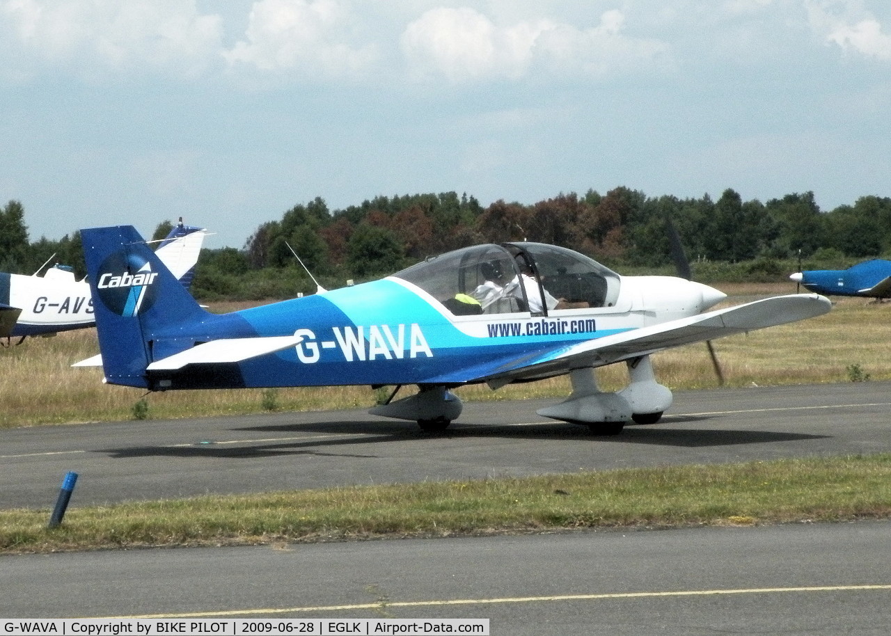 G-WAVA, 2000 Robin HR-200-120B C/N 352, EX-WELLESBOURNE AVIATION NOW CARRYING CABAIR TITLES