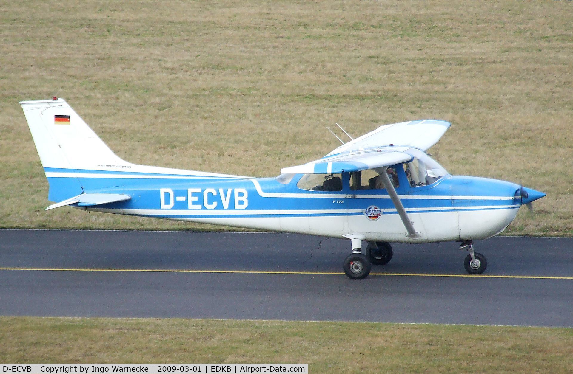 D-ECVB, Reims F172M Skyhawk Skyhawk C/N 0937, Cessna (Reims) F172M at Bonn-Hangelar airfield
