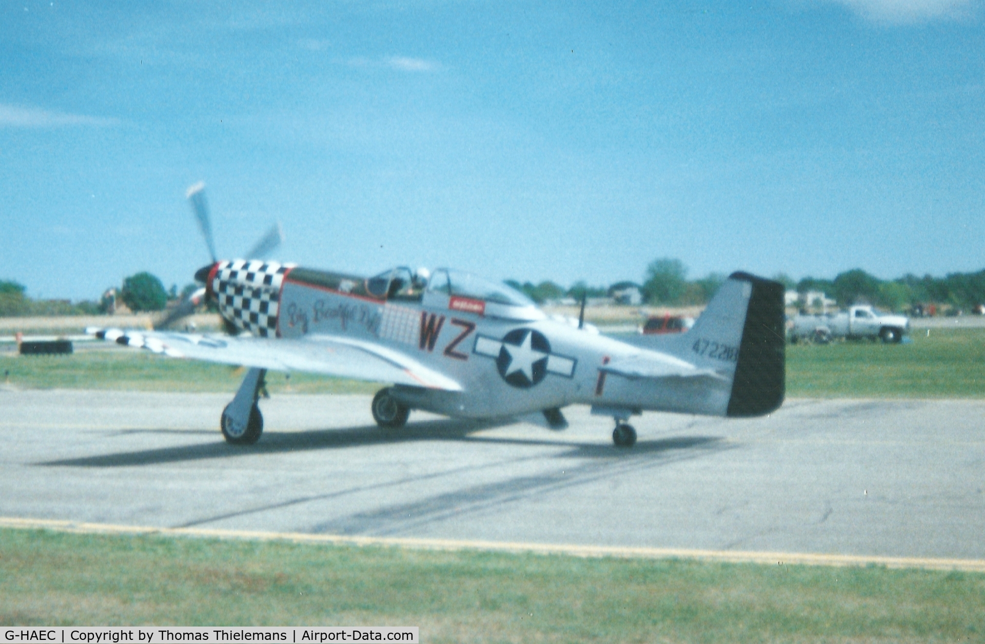 G-HAEC, 1951 Commonwealth CA-18 Mustang 22 (P-51D) C/N CACM-192-1517, airshow