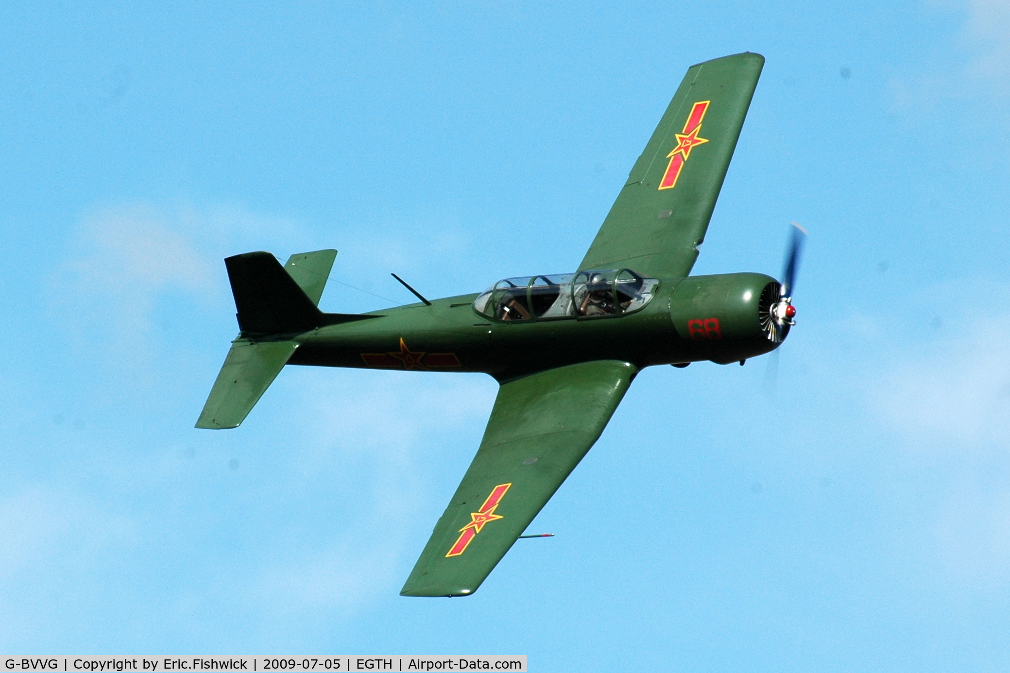 G-BVVG, 1966 Nanchang CJ-6A Chujiao C/N 2751219, 42. Nanchang CJ-6A at the Shuttleworth Military Pagent air Display July 09