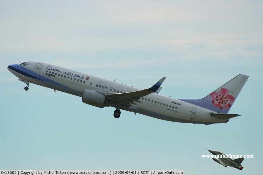 B-18609, Boeing 737-809 C/N 28407, China Airlines