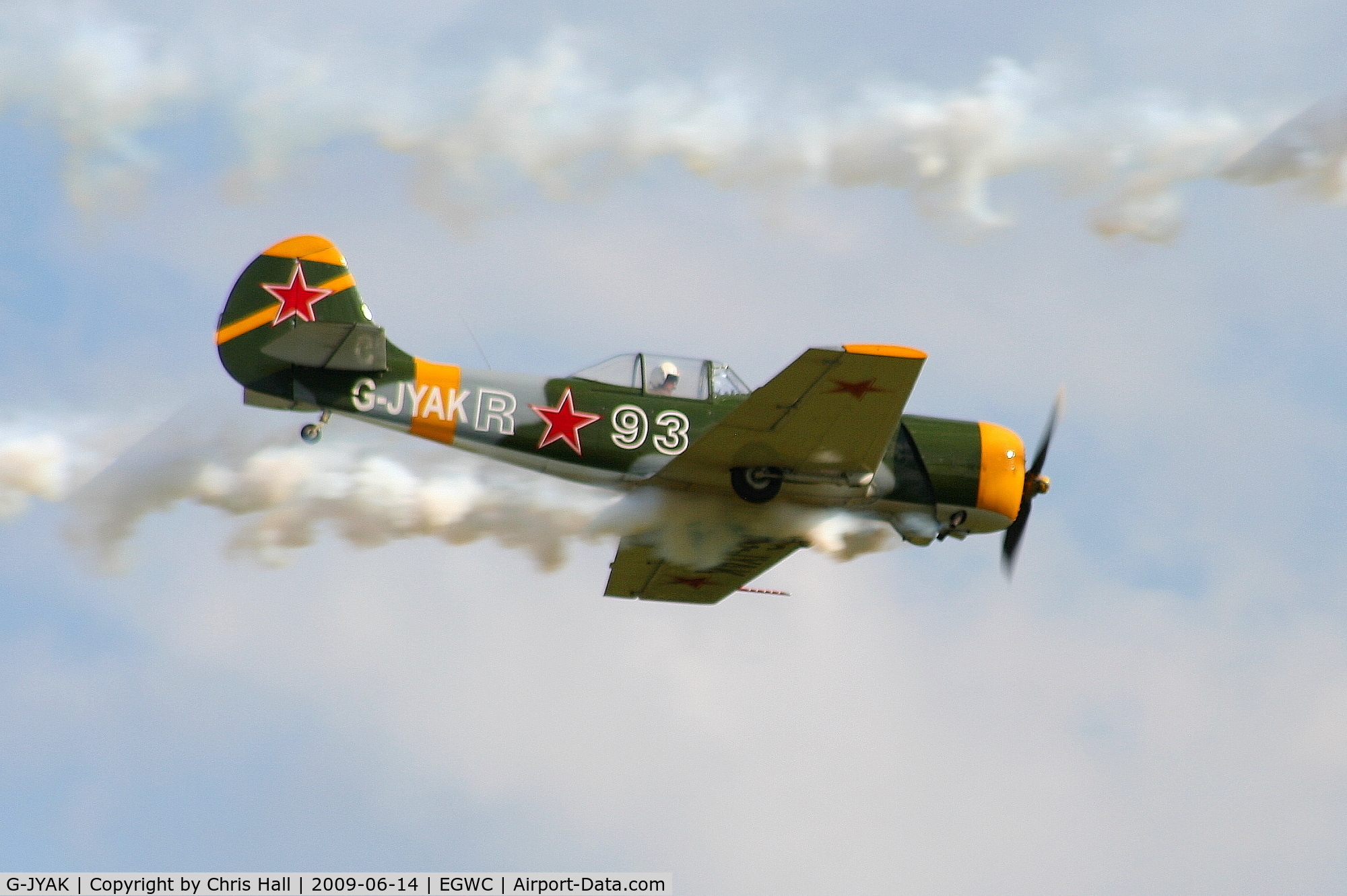 G-JYAK, 1985 Yakovlev Yak-50 C/N 853001, Aerostars display team at Cosford Airshow