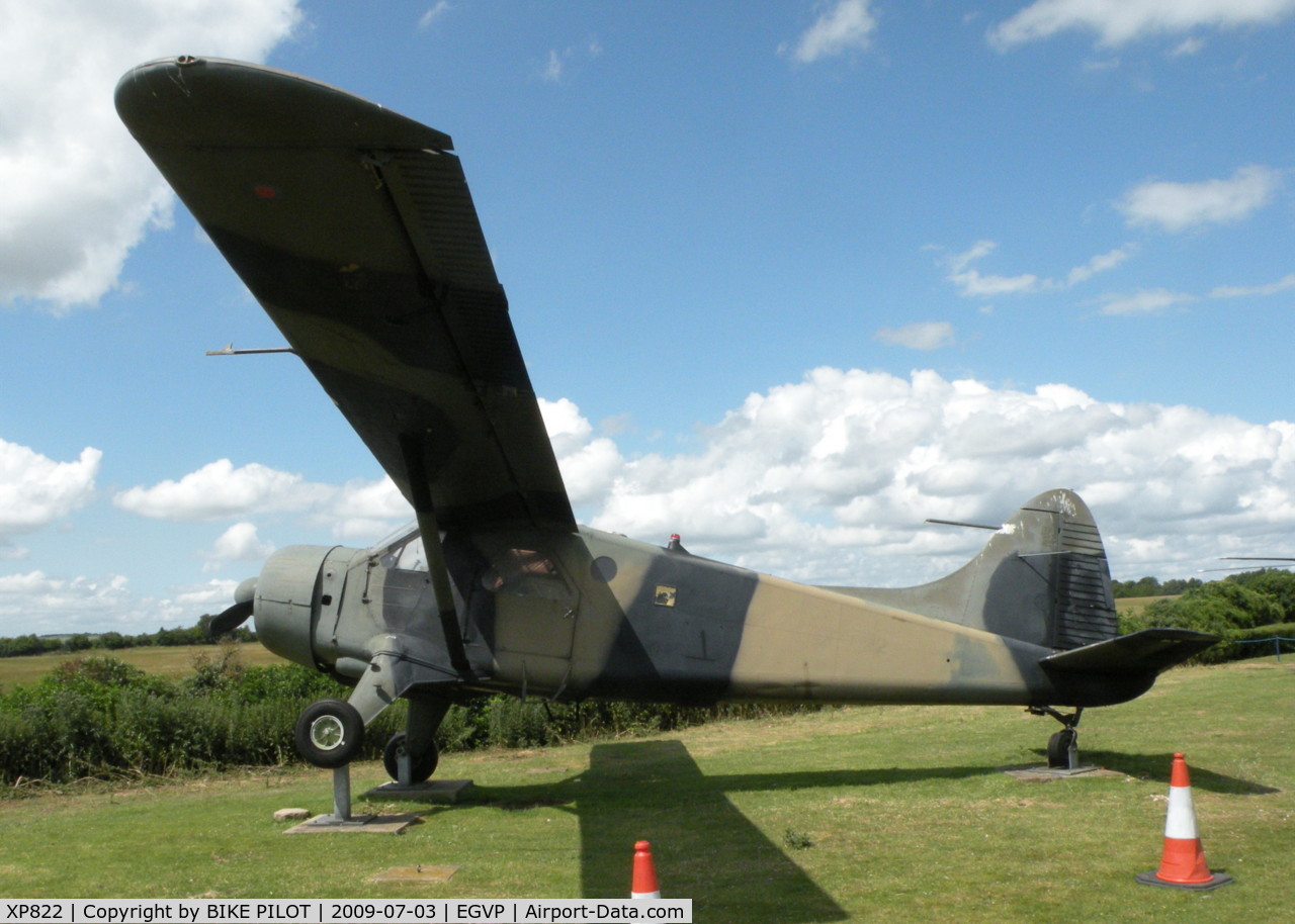 XP822, De Havilland Canada DHC-2 Beaver AL.1 C/N 1486, LOOKING WEATHER WORN AT THE ARMY AIR CORPS MUSEUM
