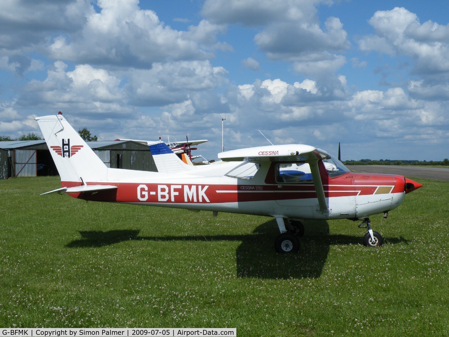 G-BFMK, 1978 Reims FA152 Aerobat C/N 0344, Cessna FA152 at Hinton-in-the-Hedges