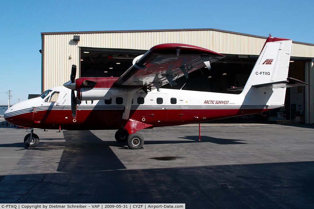 C-FTXQ, 1971 De Havilland Canada DHC-6-300 Twin Otter C/N 308, Arctic Sunwest Dash 6 Twin Otter