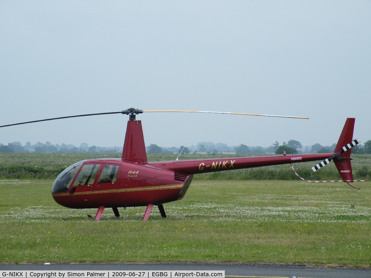 G-NIKX, 2008 Robinson R44 Raven II C/N 12306, Robinson R44