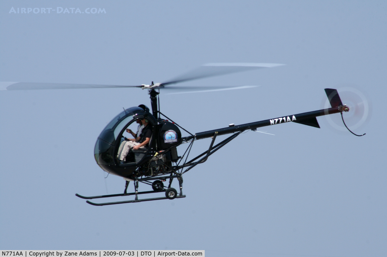 N771AA, 2008 Schweizer 269C-1 C/N 0325, At Denton Municipal