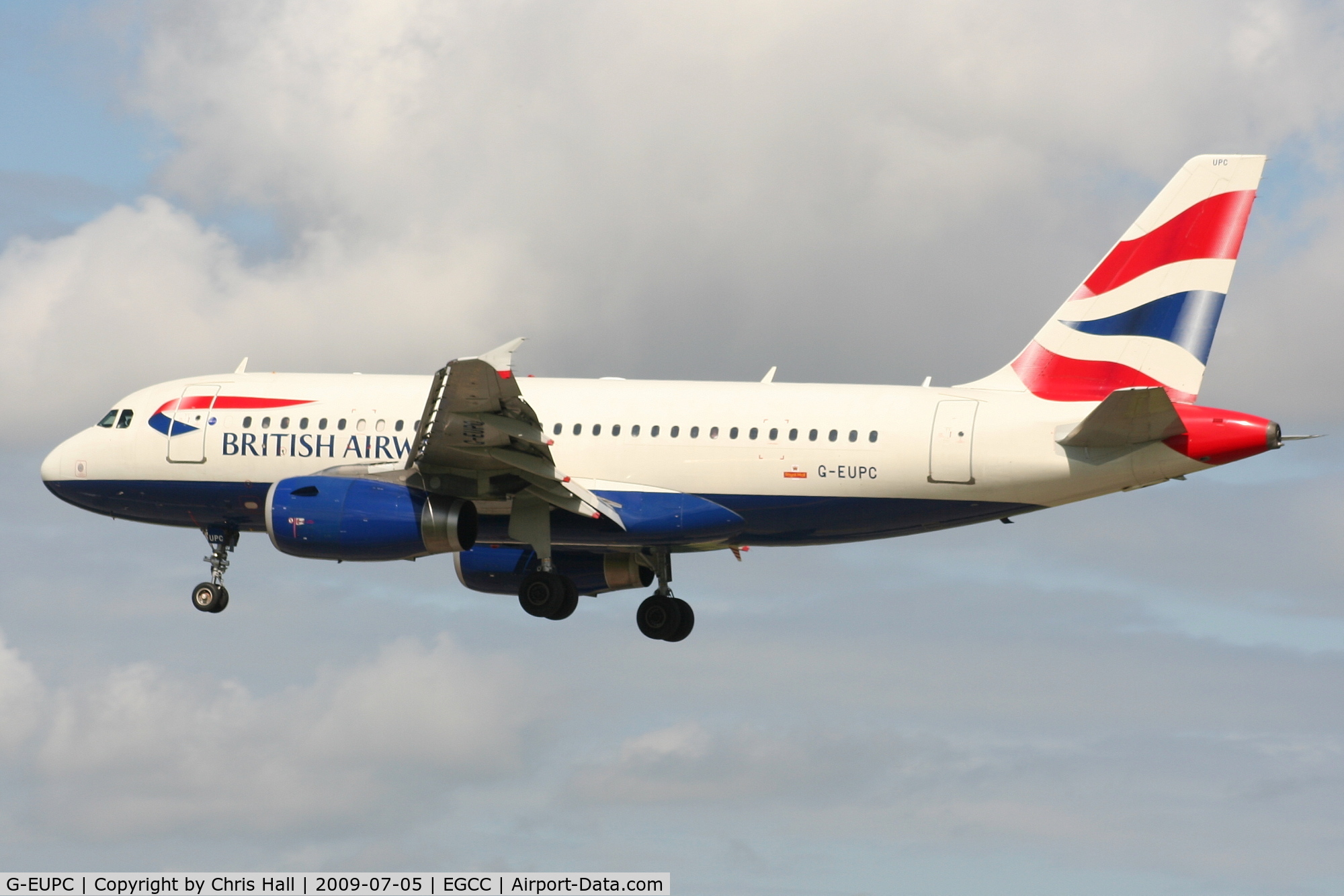 G-EUPC, 1999 Airbus A319-131 C/N 1118, British Airways