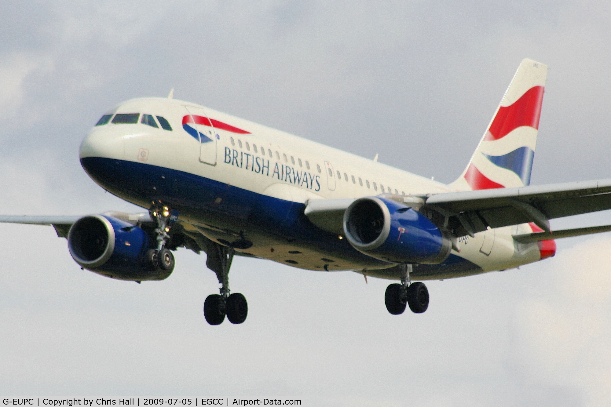 G-EUPC, 1999 Airbus A319-131 C/N 1118, British Airways