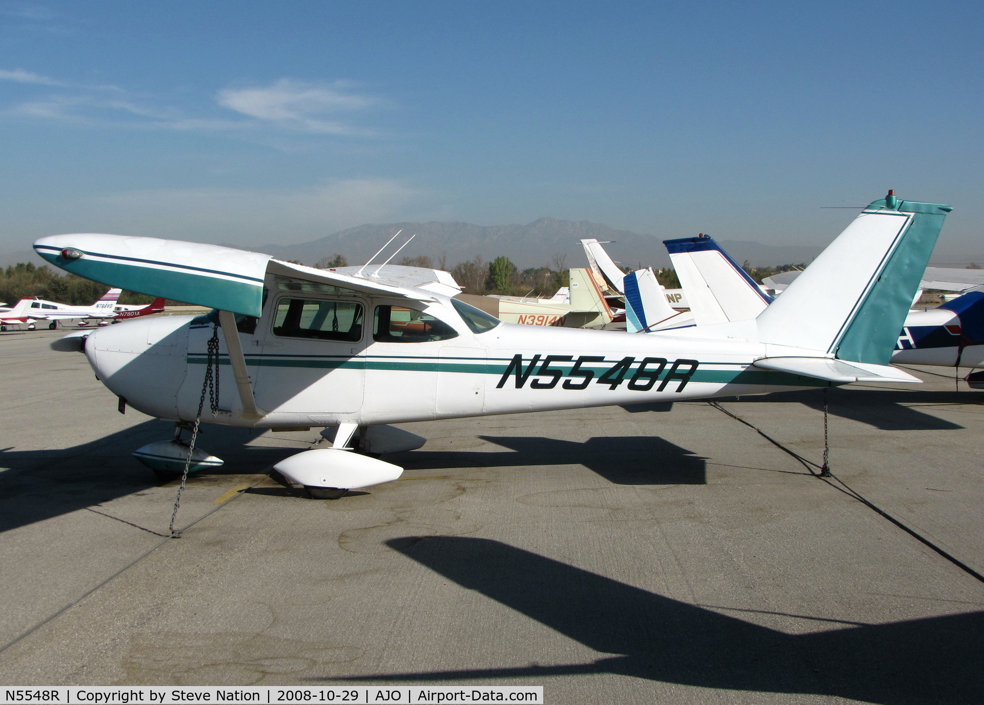 N5548R, 1965 Cessna 172F C/N 17253134, 1965 Cessna 172F with STOL wing and white wheel covers @ 