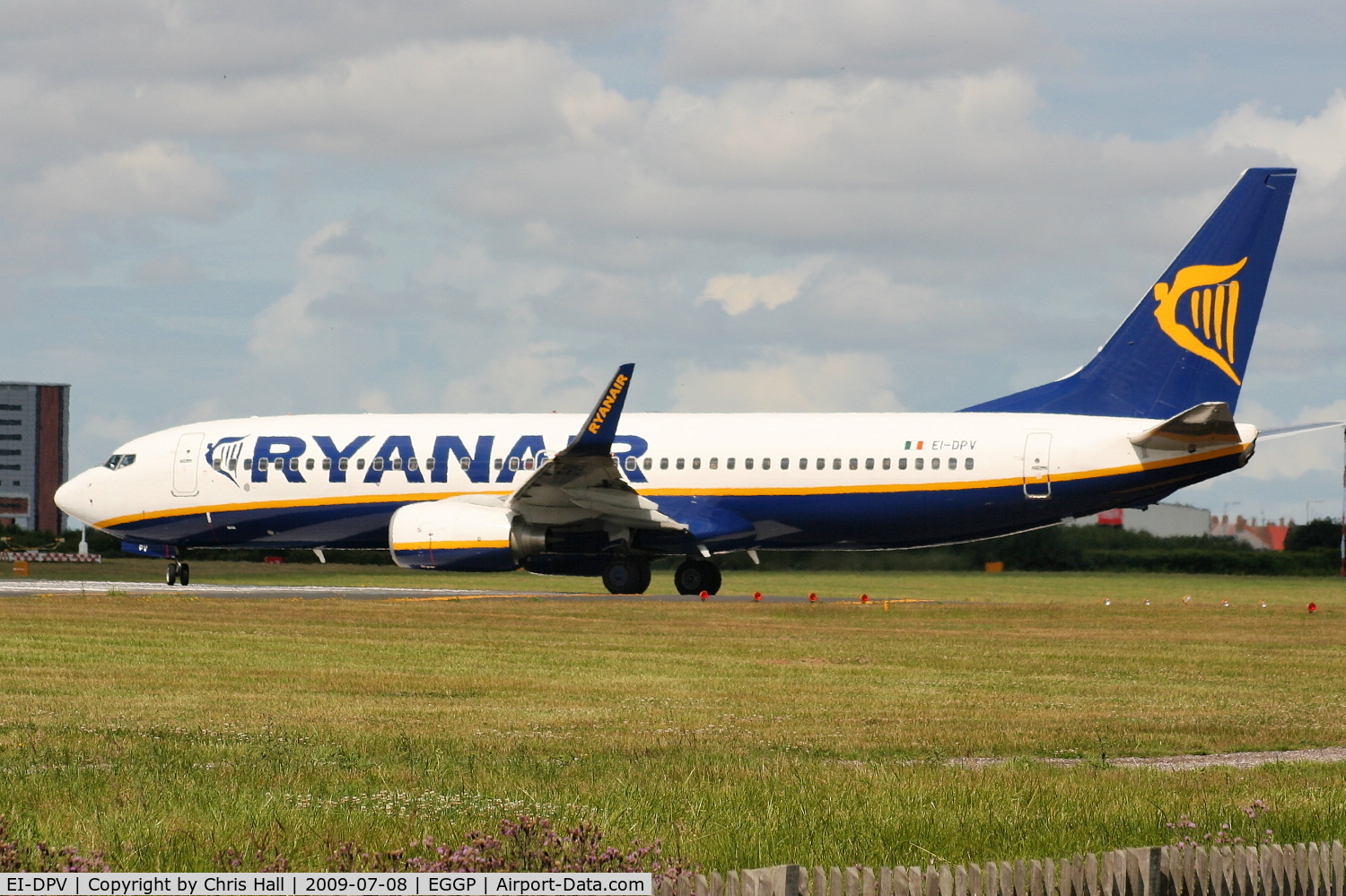 EI-DPV, 2007 Boeing 737-8AS C/N 35551, Ryanair