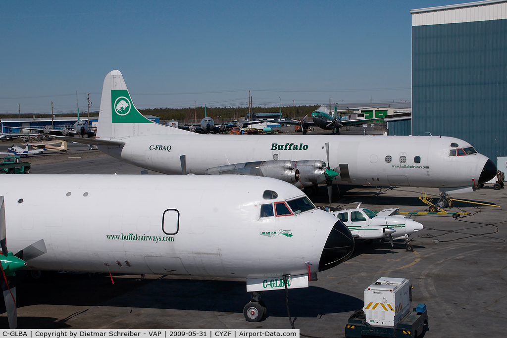 C-GLBA, 1961 Lockheed L-188A(F) Electra C/N 1145, Buffalo Airways Lockheed Electra