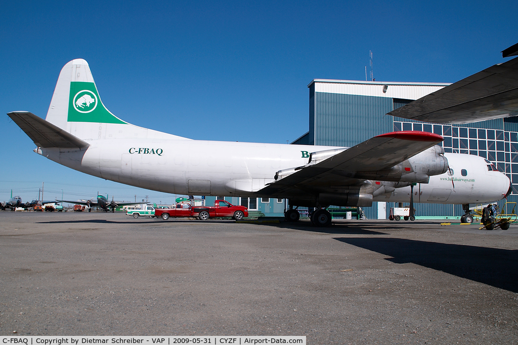 C-FBAQ, 1959 Lockheed L-188A(F) Electra C/N 1039, Buffalo Airways Lockheed Electra