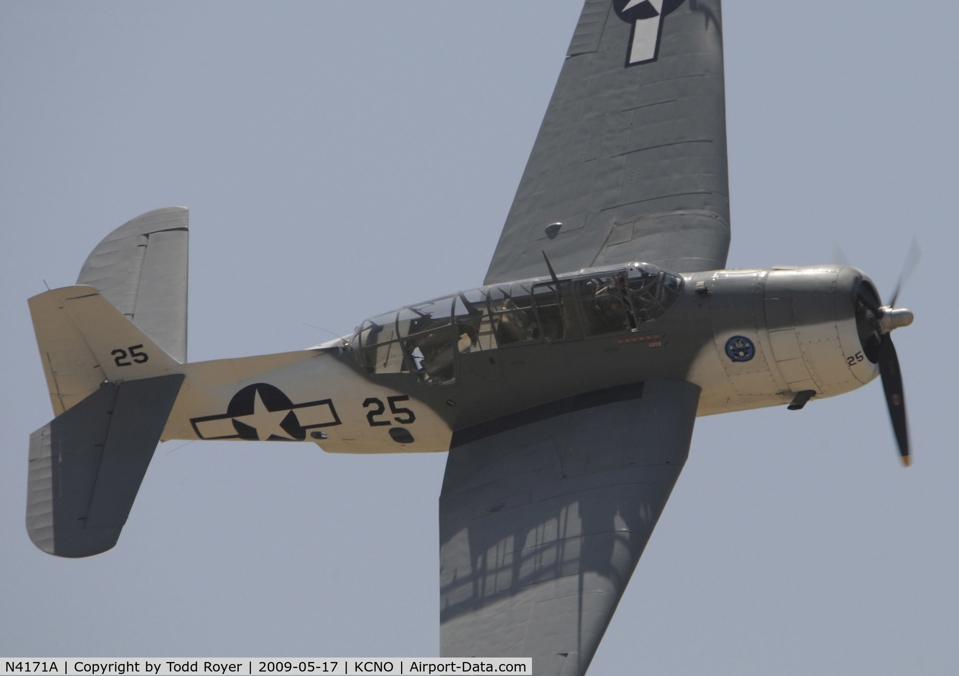 N4171A, 1945 Grumman TBM-3E Avenger C/N 4426 (Bu91521), Chino Airshow 2009