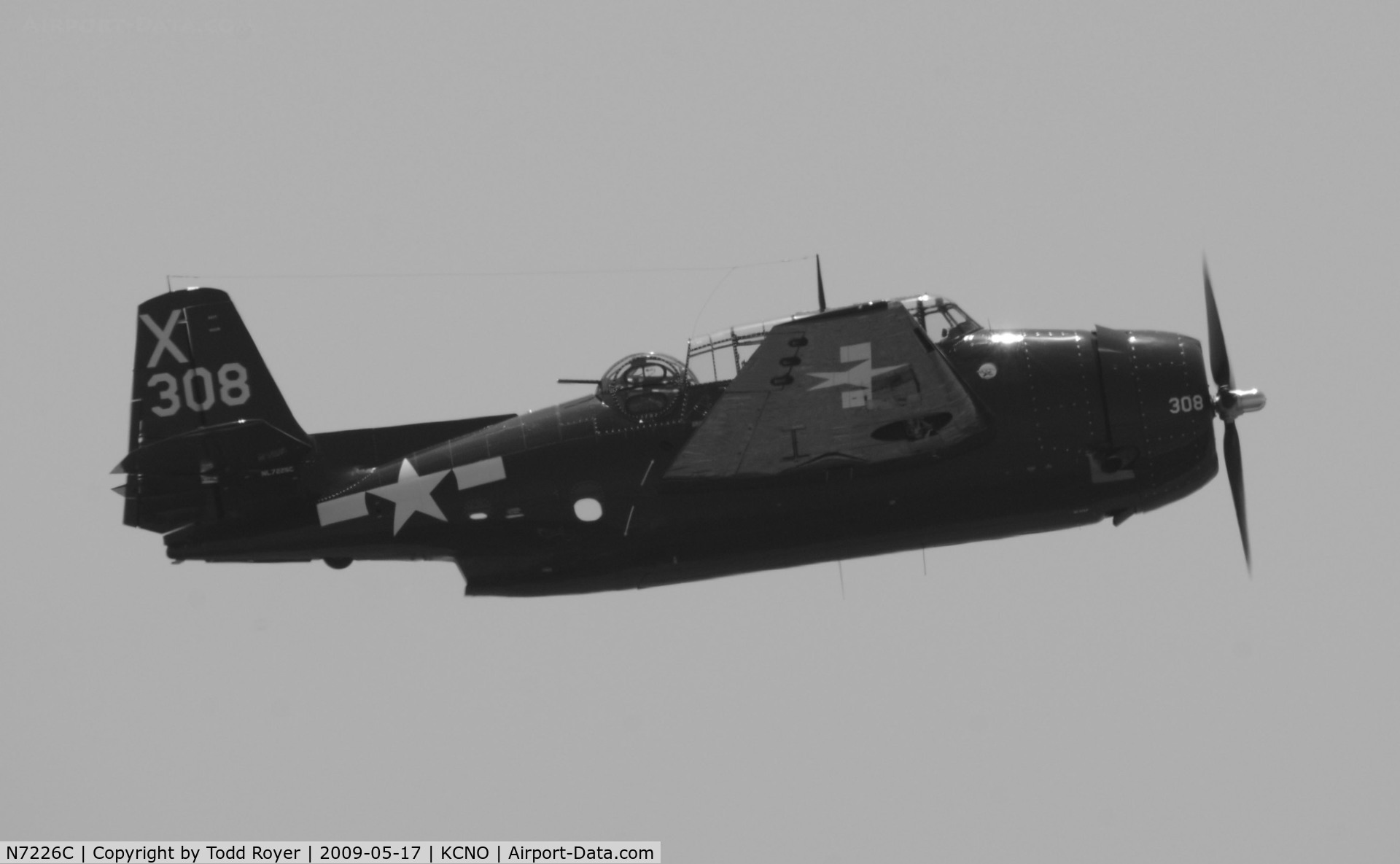 N7226C, Grumman TBM-3E Avenger C/N 85938, Chino Airshow 2009