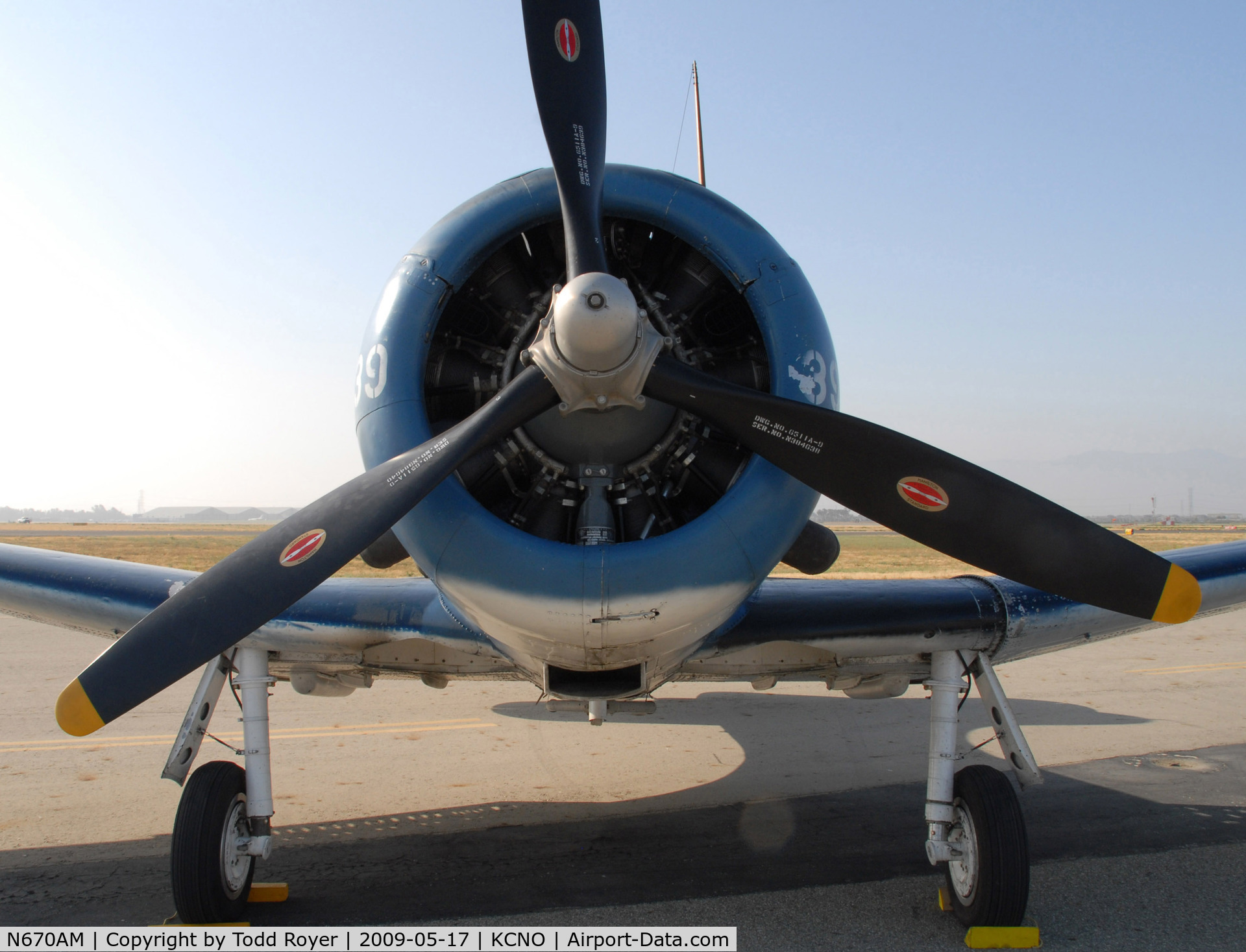 N670AM, 1993 Douglas SBD-5 Dauntless C/N 28536, Chino Airshow 2009