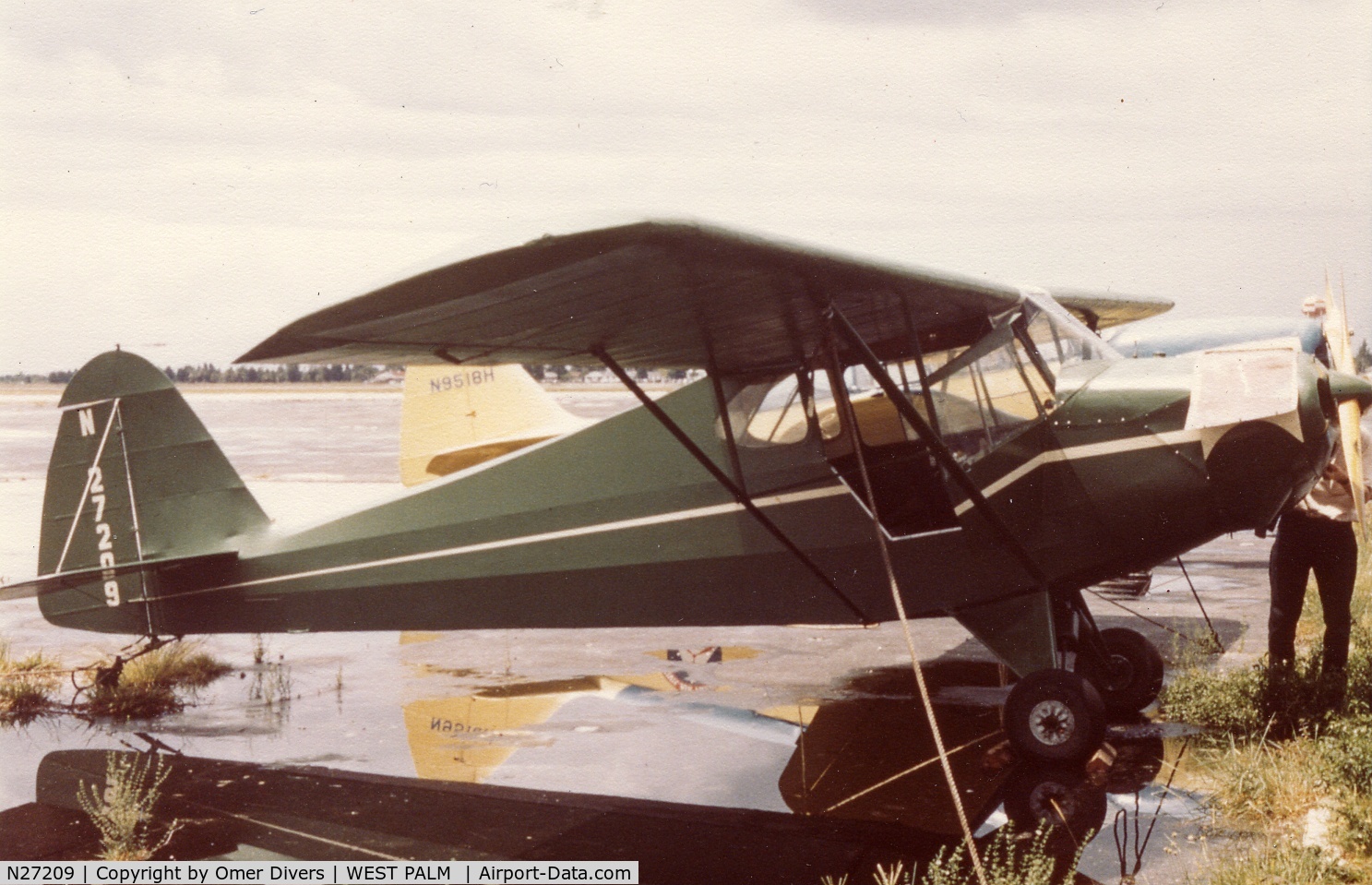 N27209, 1940 Porterfield LP-65 C/N 706, Repaired 1950 Great Falls, MT flown to West Palm Beach, FL.