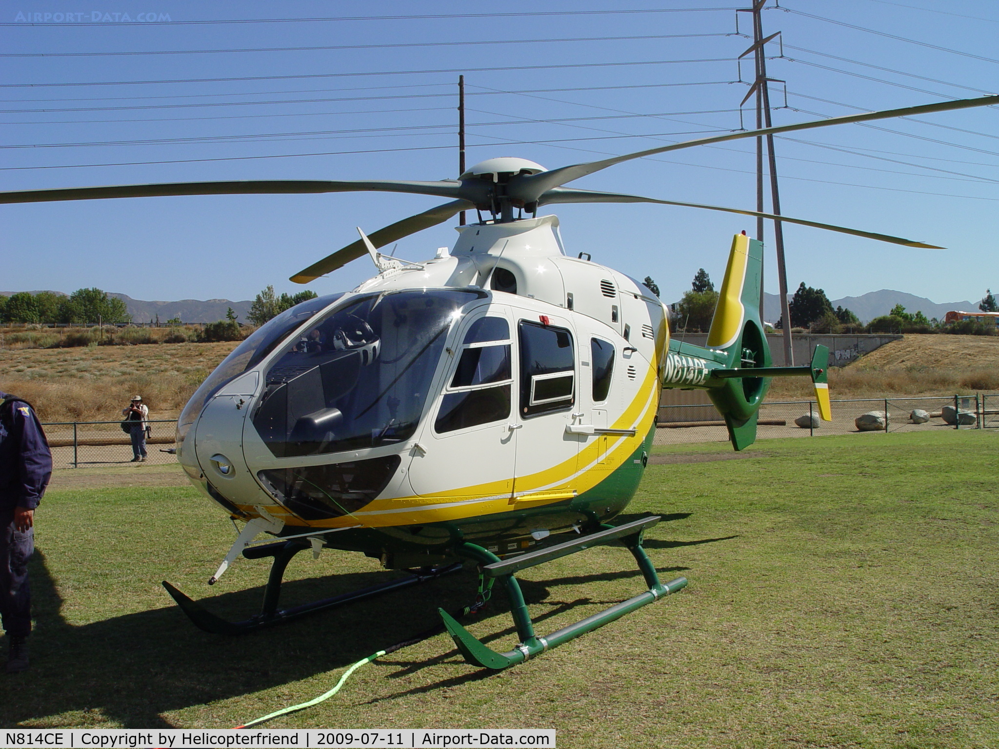 N814CE, 2007 Eurocopter EC-135P-2+ C/N 0623, On Display