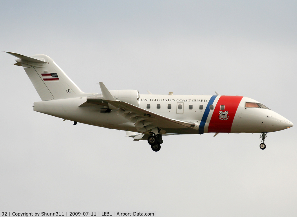 02, 2005 Bombardier C-143A Challenger (604/CL-600-2B16) C/N 5427, C/n 5487 - Landing rwy 25R
