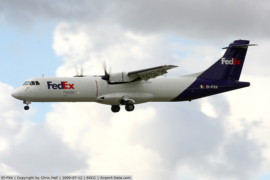 EI-FXK, 1991 ATR 72-202 C/N 256, Air Contractors operating for FedEx