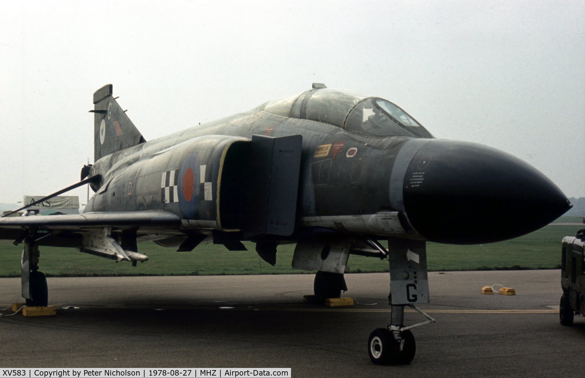 XV583, 1969 McDonnell Douglas Phantom FG1 C/N 9337/3268, Phantom FG.1 of 43 Squadron at the 1978 Mildenhall Air Fete.