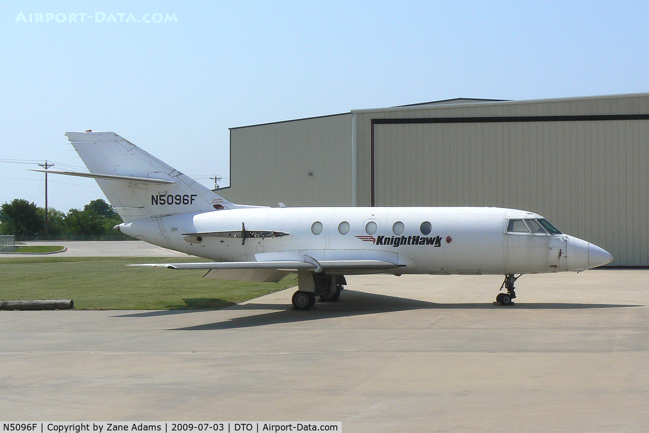 N5096F, 1968 Dassault Fan Jet Falcon (20) C/N 157, At Denton Municipal